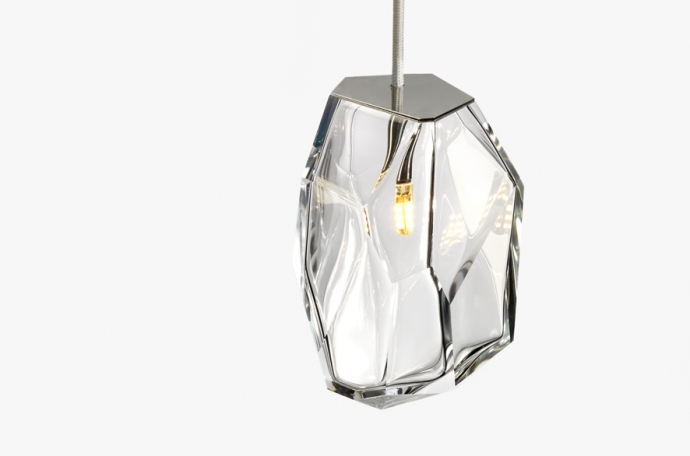 Crystal Rock - świecące kryształy - design, lampa
