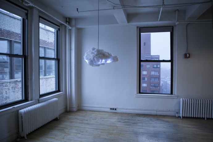 Richard Clarkson i jego burza pod sufitem - design, lampa