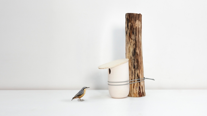 Budka i karmnik dla ptaków Mikko - design, karmnik dla ptaków