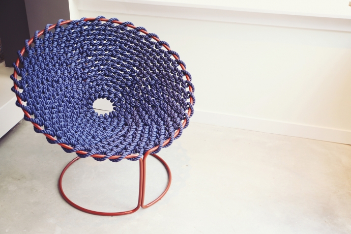 Femme Chair, krzesło inspirowane węzłami - design, krzesło
