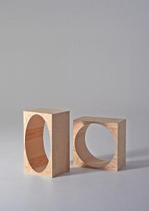 ROOM Collection - rega z drewnianych klockw - 8