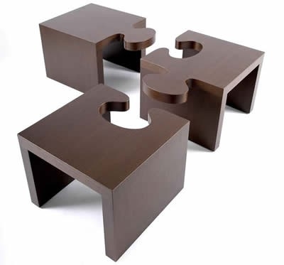 Puzzle - design, stolik