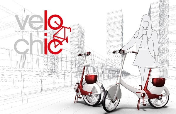 Rower "Velo Chic" - design, rower