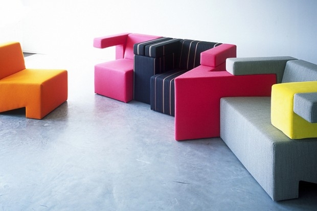 Full size Tetris - design, fotel