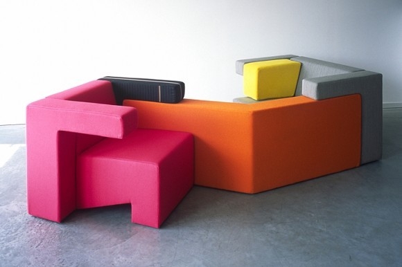 Full size Tetris - design, fotel