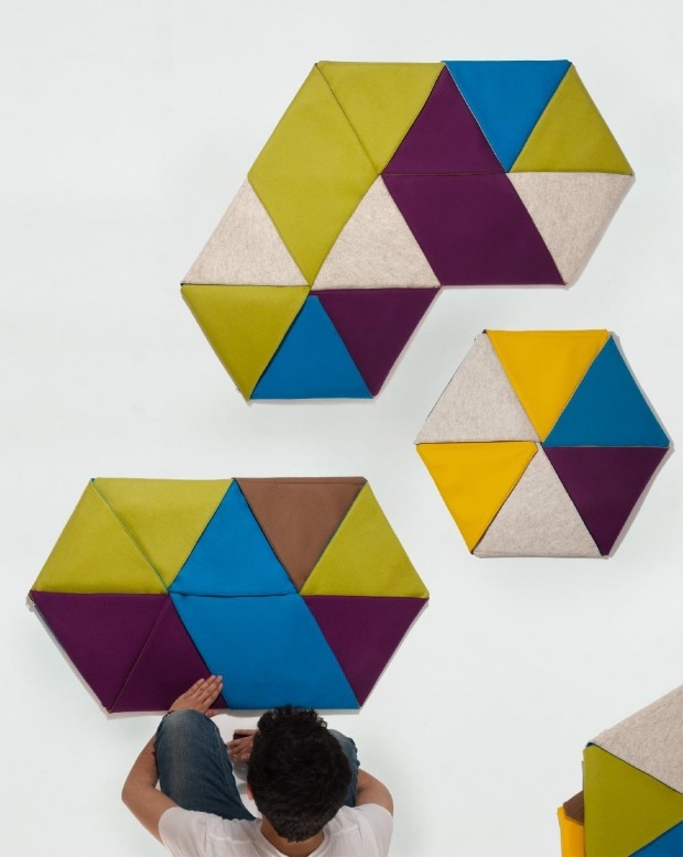 ZIP RUGS - dywany jak origami - design, dywan