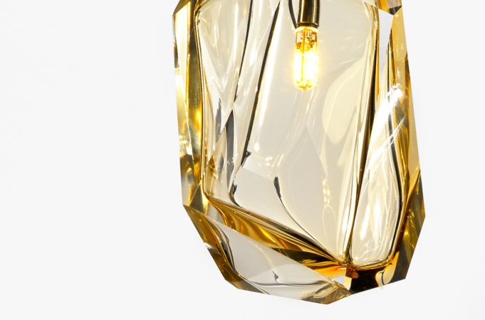 Crystal Rock - wiecce krysztay - design, lampa