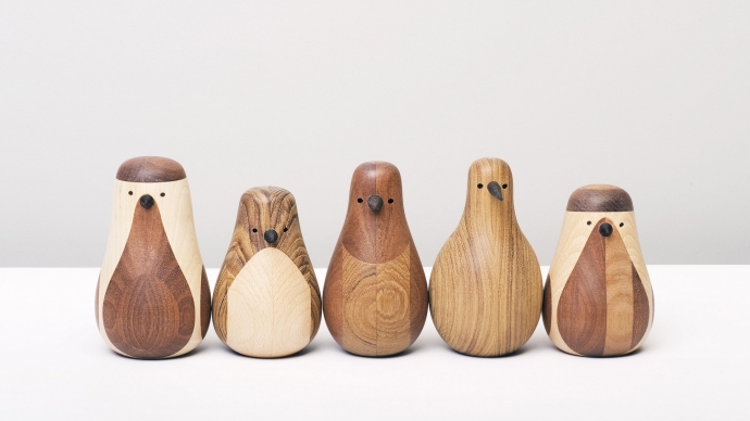 Designerskie figurki Re-Turned z drewna.