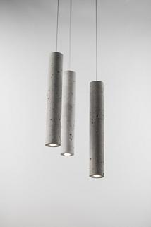 Designerska betonowa lampa wiszca #13