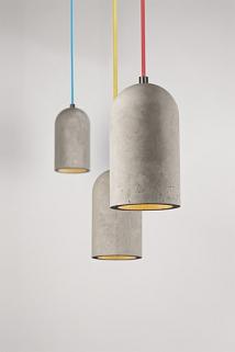 Designerska betonowa lampa wiszca #15