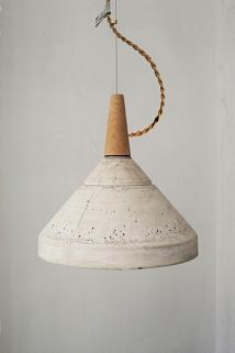 Designerska betonowa lampa wiszca #21