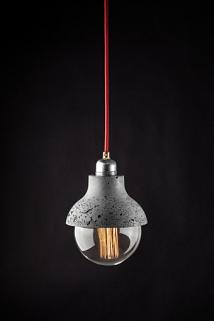 Designerska betonowa lampa wiszca #5
