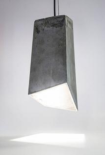 Designerska betonowa lampa wiszca #6