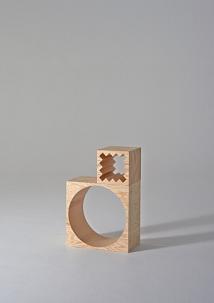 ROOM Collection - regał z drewnianych klocków - 10