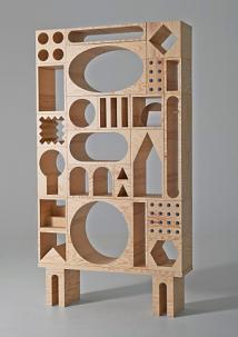ROOM Collection - regał z drewnianych klocków - 2
