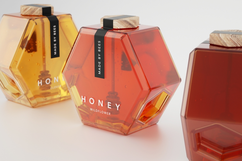 Honey Concept - słoik miodu inaczej...